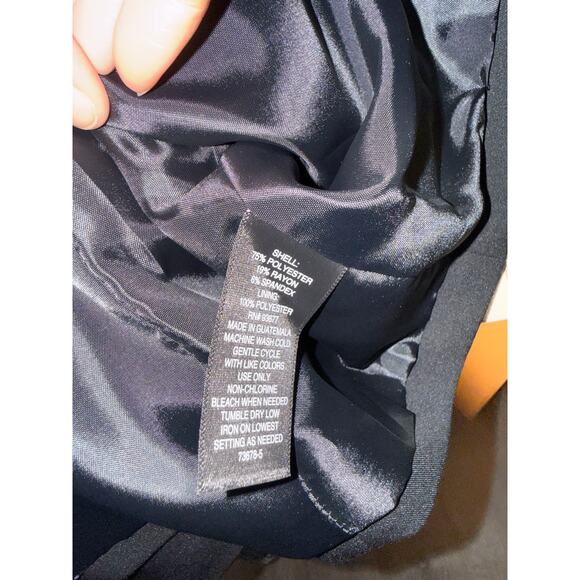 NWT Worthington Black Single Button Relaxed Fit Blazer Jacket Womens Size Medium - Picture 5 of 5